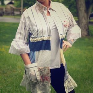 Upcycled Patchwork Shirt